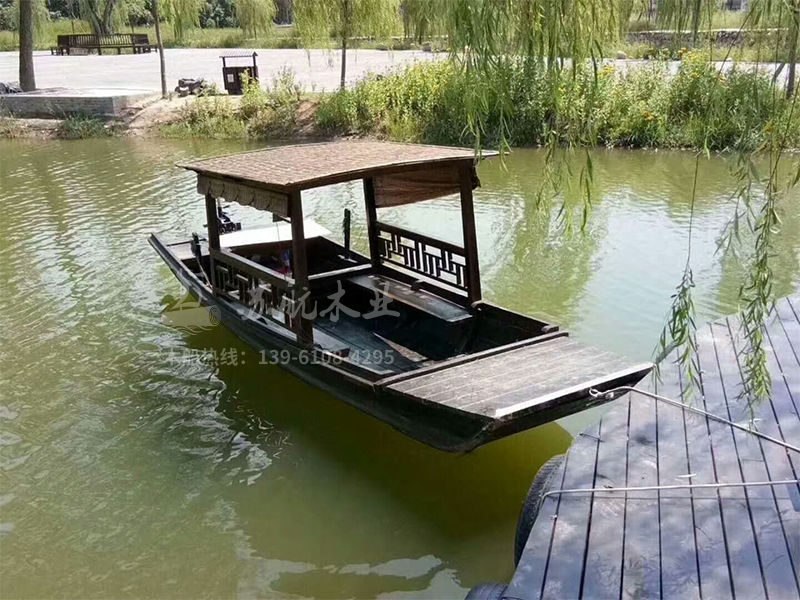 5米傳統單篷船 浙江游玩小木船